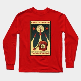 First to the Moon Long Sleeve T-Shirt